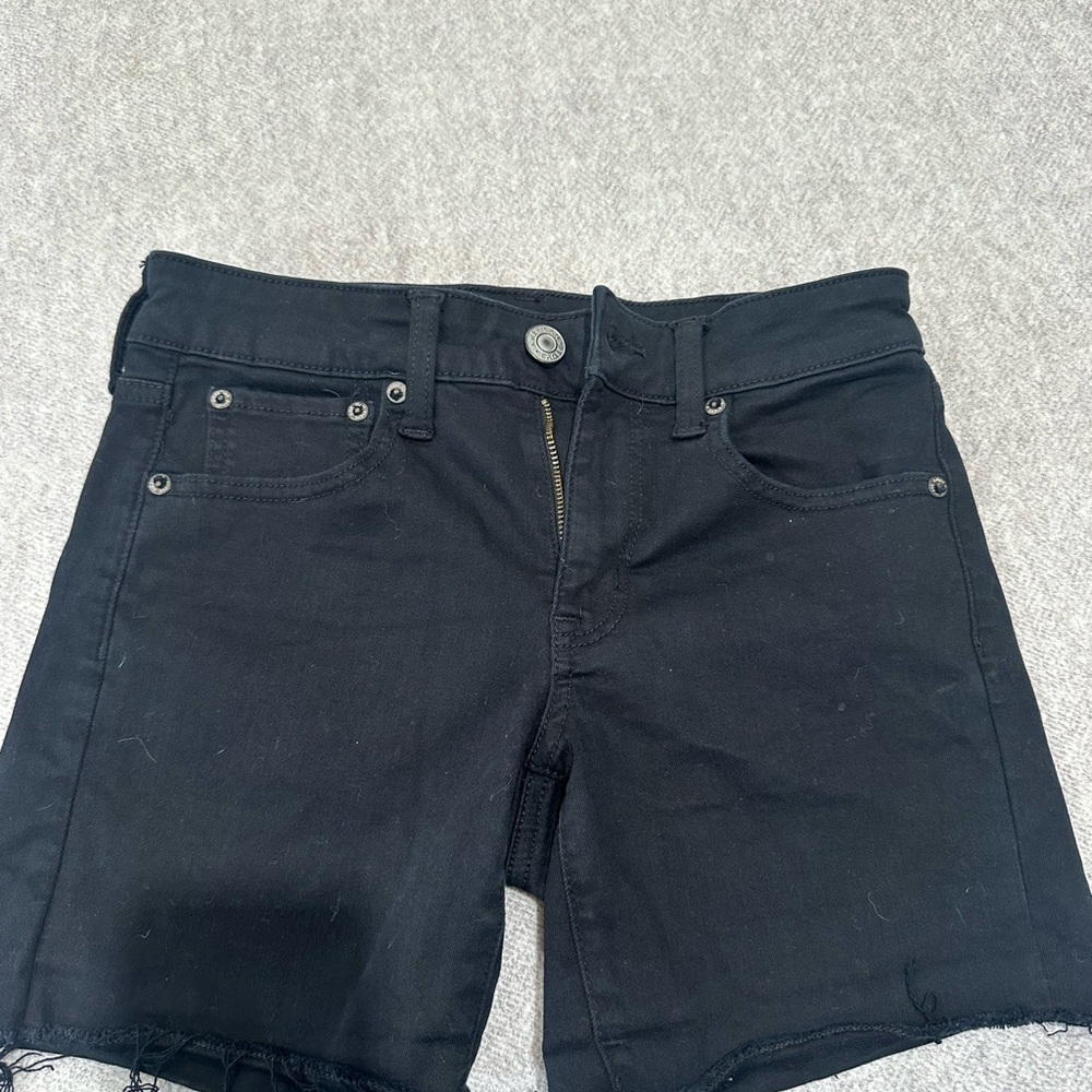 American Eagle Outfitters Charcoal Denim Shorts
